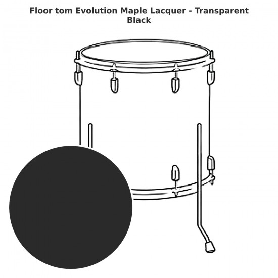 Floor tom Evolution Maple Lacquer -...