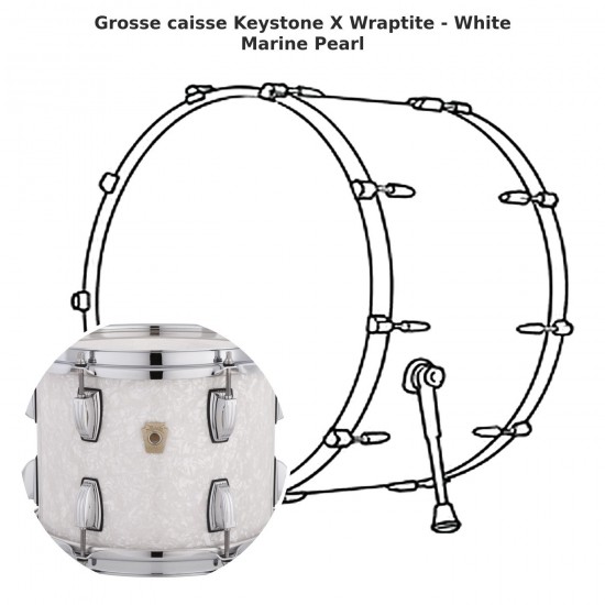 Grosse caisse Keystone X Wraptite -...