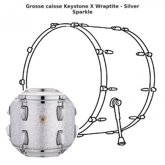 Grosse caisse Keystone X Wraptite -...