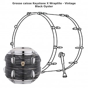 Keystone X bass drum...