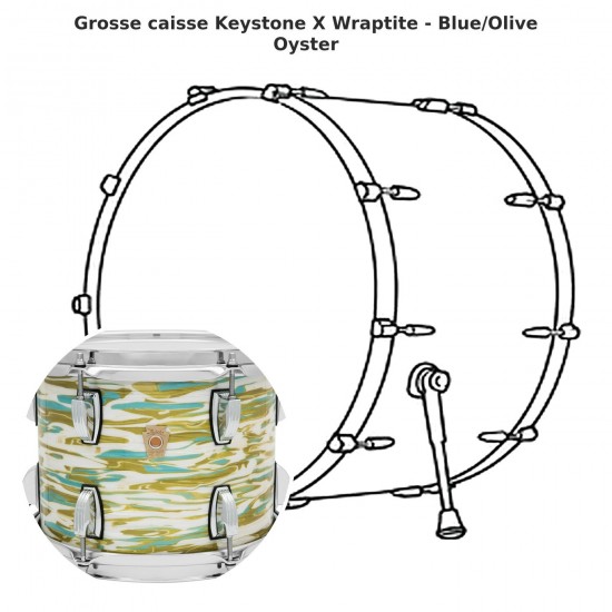Grosse caisse Keystone X Wraptite -...