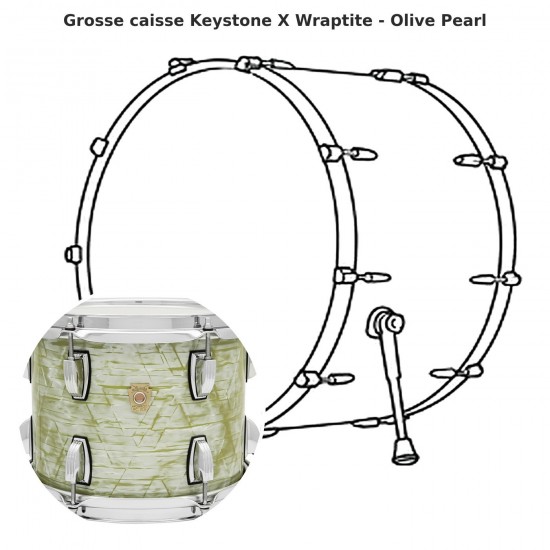 Grosse caisse Keystone X Wraptite -...