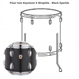 Keystone X floor tom...