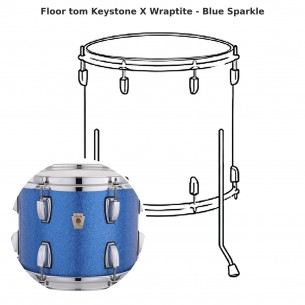 Keystone X floor tom...