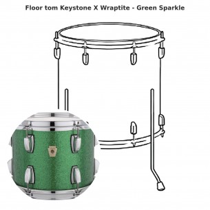 Keystone X floor tom...