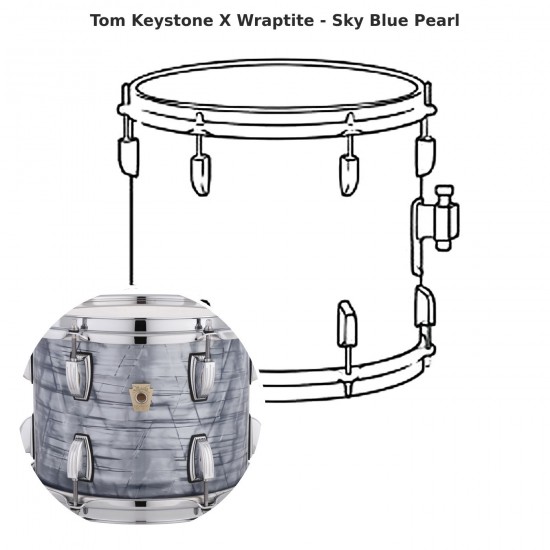 Keystone X tom Wraptite - Sky Blue Pearl