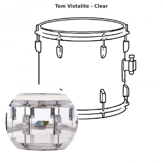 Vistalite tom - Clear