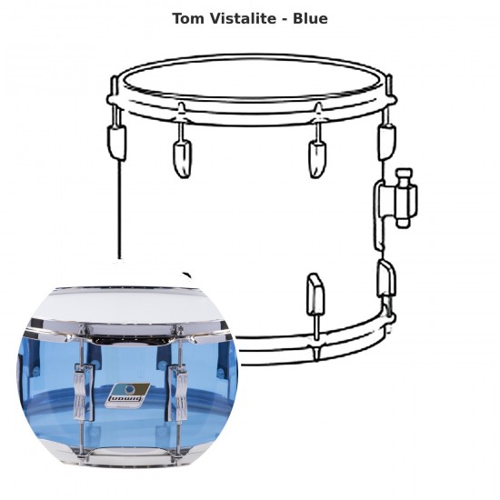 Vistalite tom - Blue