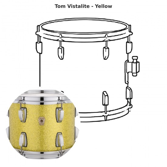 Vistalite tom - Yellow