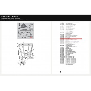 Timpani bearing flange,...