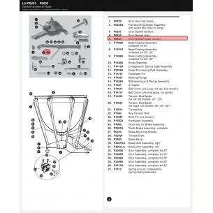 Timpani strut spacer