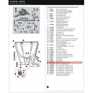 Timpani brake arm assembly...