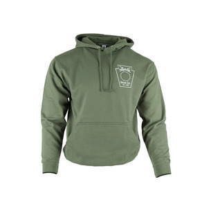 Sweat à capuche Ludwig logo Circle vert