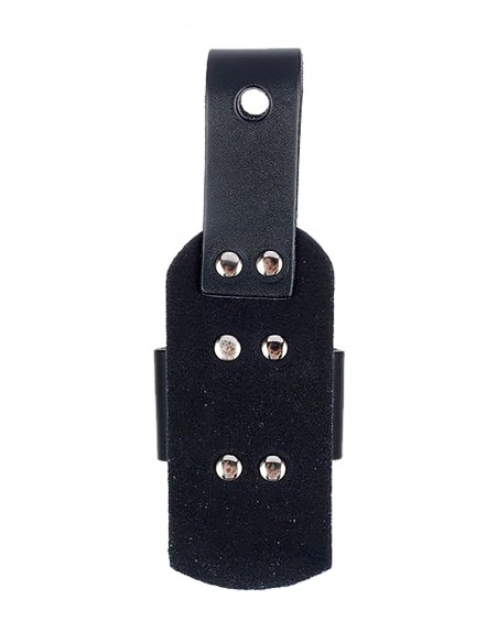 Leather case for surdo mallets, belt-mounted - Black
