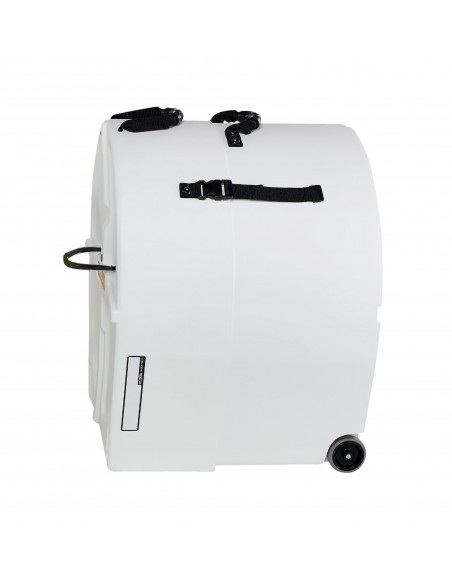 Hard case for 18" bass drum - White