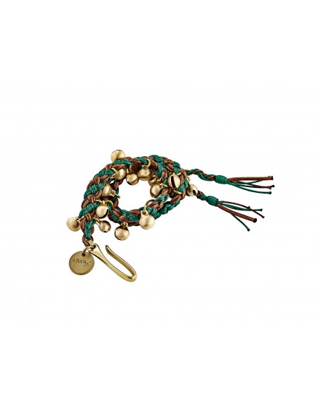 Ajuch Bells Small - Brun et turquoise