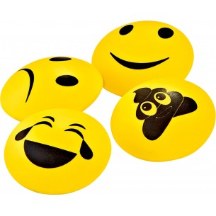 Assortiment de 4 shakers Face Spark - Plastique ABS