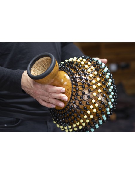 Shekere forme courge Medium - Naturel