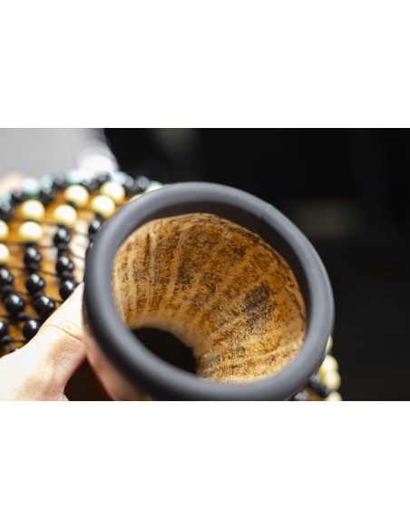 Gourd-shaped shekere Medium - Natural