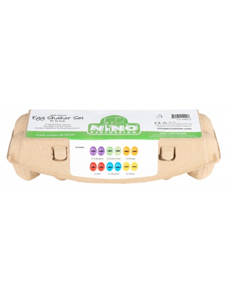 Assortiment de 12 œufs shakers son doux avec boîte
