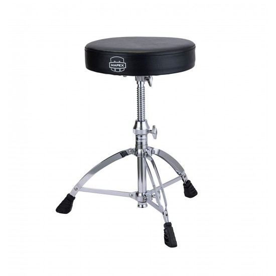 Round throne with screw adjustment - Chrome