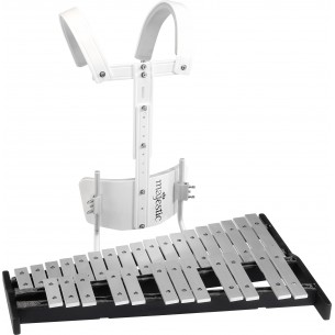 Glockenspiel 2,5 octaves - Lames en aluminium, housse et harnais