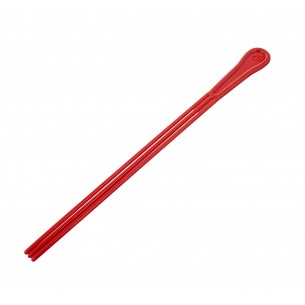 Baguette de tamborim en plastique, 3 brins - Rouge