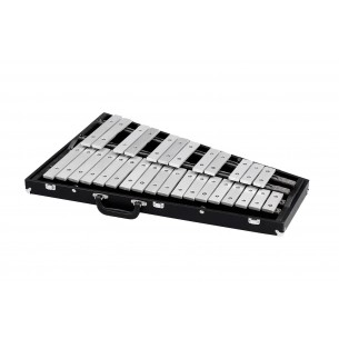 Glockenspiel 2.5 octaves - Aluminum bars, wooden case