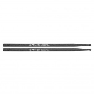 Carbon fiber 7A drumsticks, pair - Round tips
