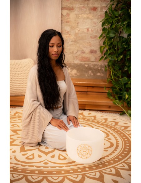 Crystal singing bowl 10" 396 Hz