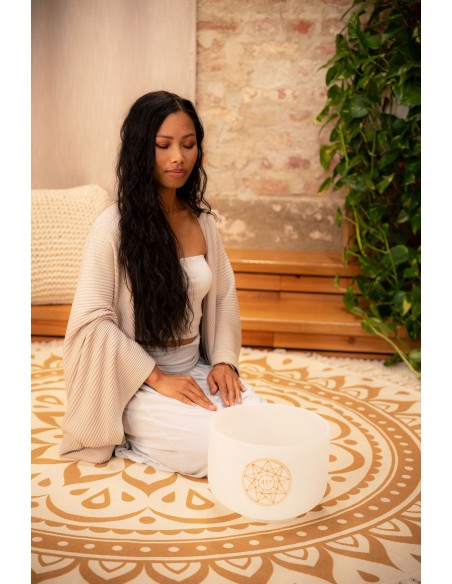 Crystal singing bowl 10" 417 Hz