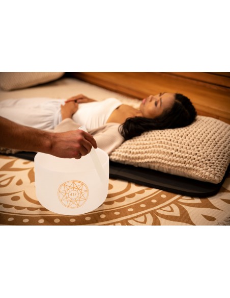 Crystal singing bowl 10" 417 Hz