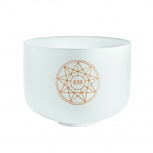 Crystal singing bowl 10" 639 Hz