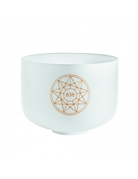 Crystal singing bowl 10" 639 Hz