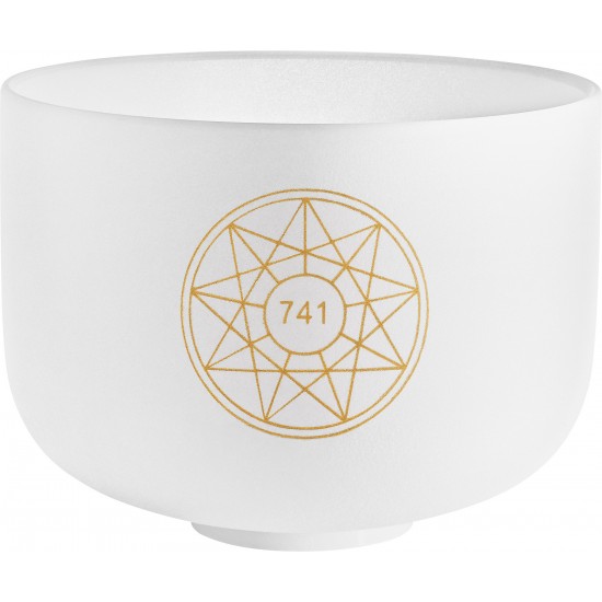 Crystal singing bowl 10" 741 Hz