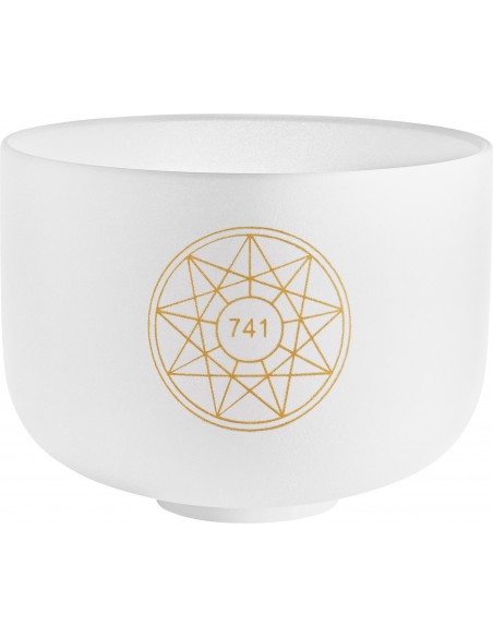 Crystal singing bowl 10" 741 Hz