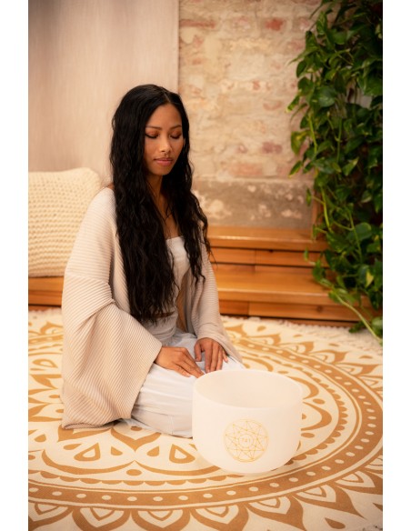 Crystal singing bowl 10" 741 Hz