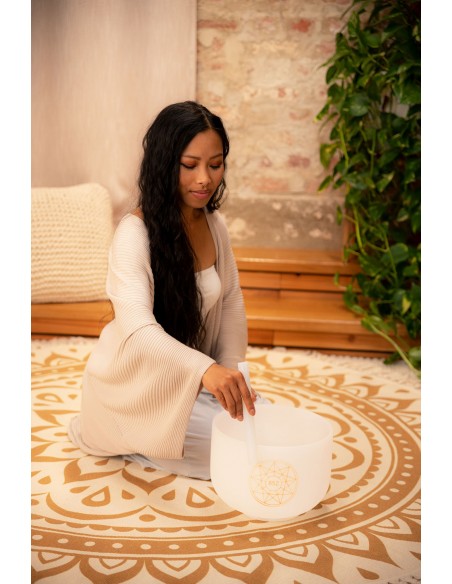 Crystal singing bowl 10" 852 Hz