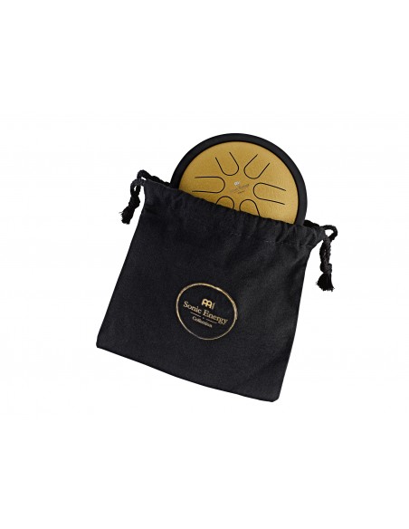 Mini tongue drum 5,5" en Si majeur - Or et noir