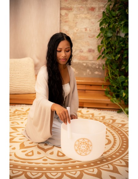 Crystal singing bowl 12" 174 Hz