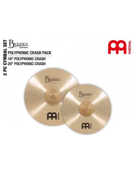 Crash cymbal set Byzance Polyphonic 18" / 20"