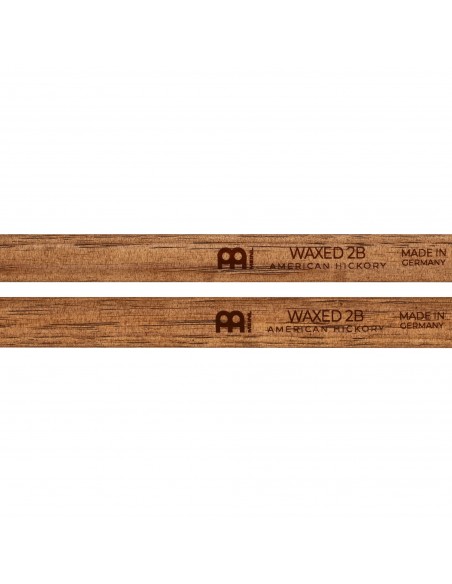 Waxed 2B drumsticks, pair