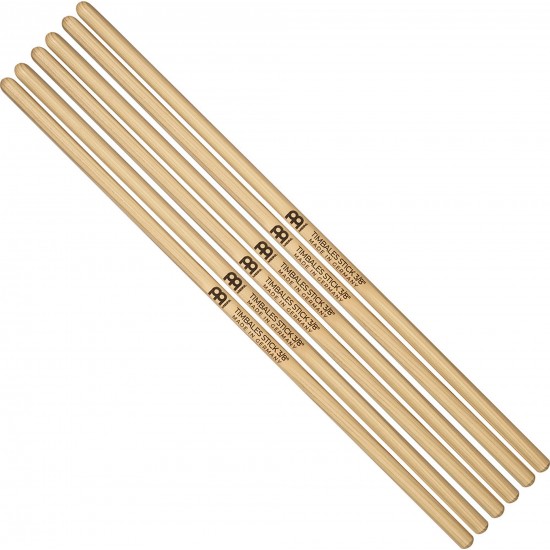 Set of 3 Latin timbales sticks 3/8"