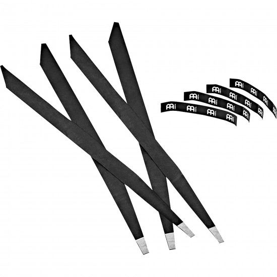 Lot de 4 grips antidérapants pour baguettes - Noir