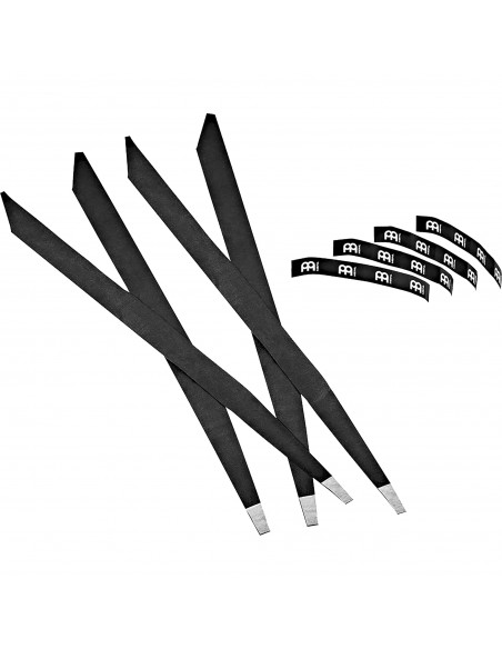 Lot de 4 grips antidérapants pour baguettes - Noir