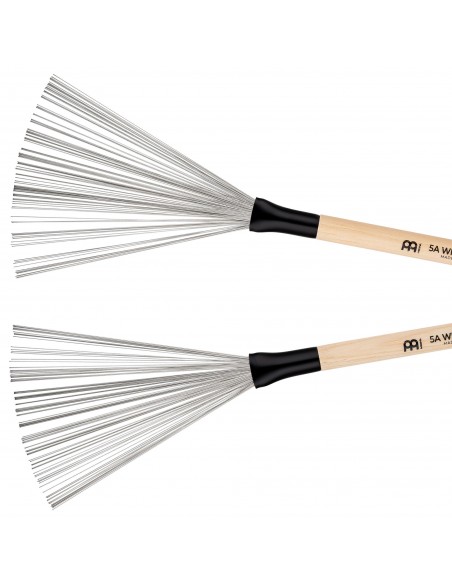 Balais fixes 5A à manche en bois