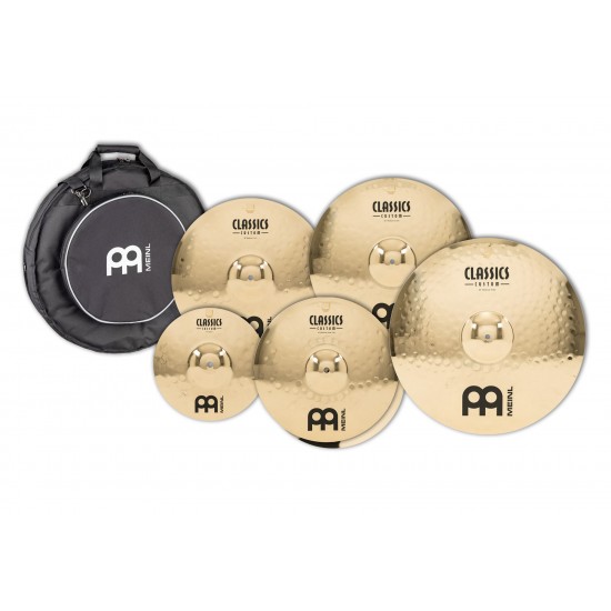 Set de cymbales Classics Custom 10" / 14" / 16" / 18" / 20" avec housse