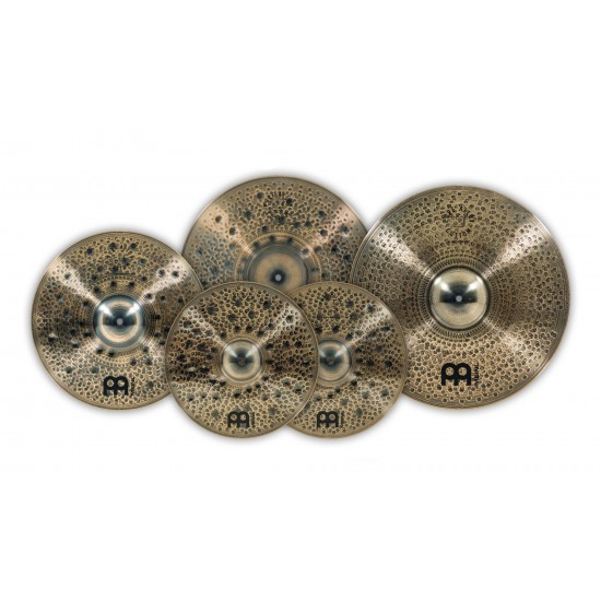 Cymbal set Pure Alloy Custom 15" / 16" / 18" / 20" - Smoked-bronze, brilliant