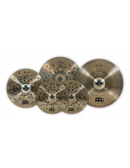 Set de cymbales Pure Alloy Custom 15" / 16" / 18" / 20" - Smoked-bronze, brillante