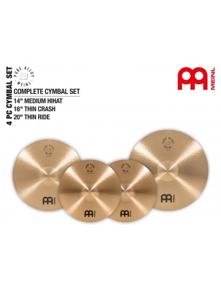 Set de cymbales Pure Alloy Custom 14" / 16" / 20" - Traditionnelle